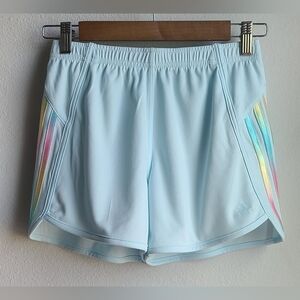 NTW Adidas - Girl's Gradient Stripe Mesh Shorts, Sz 14